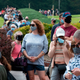 Voters line up in Fairfax, Virginia on Sept. 18, 2020.